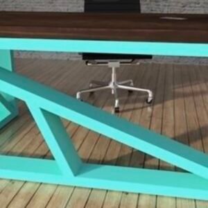 Iron Office Table 1030